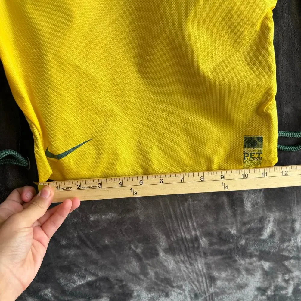 Nike Brazil Draw String Bag Color Green / Yellow